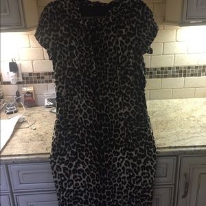 Etcetera private line dress, leopard design.